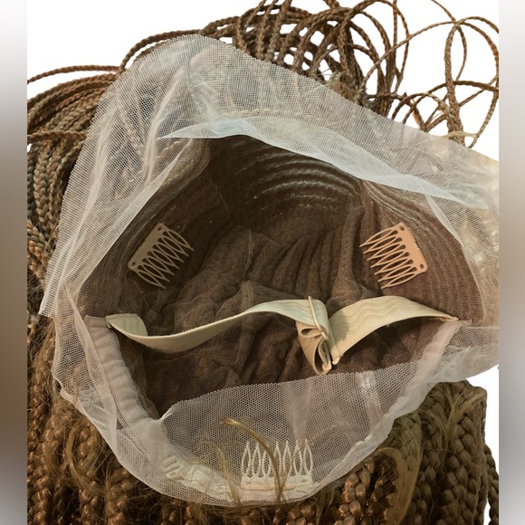 Wig Knotless Cornrow Braided Wig. Women Full Lace Frontal Box Braids Wig NEW - Picture 2 of 6